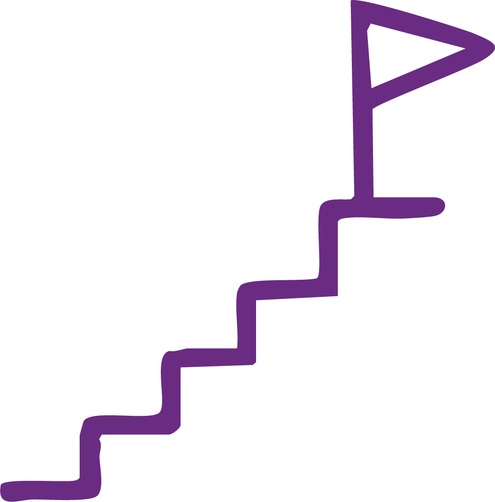 Step flag doodle